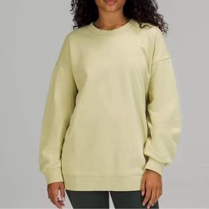 Lululemon Perfectly Oversized Crew Dew Green Size 10